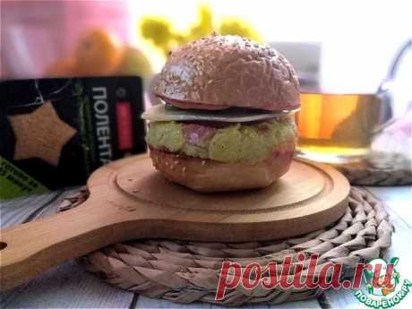 Бургер с чечевично-злаковой "котлетой". Конечно это не мясные котлеты, но очень сытные и ароматные из чечевично-злаковой поленты. Я приготовлю с ними бургеры на завтрак.