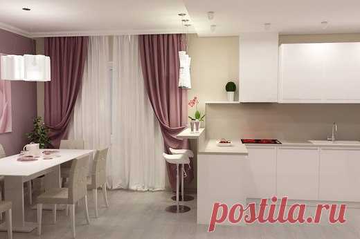 Кухня со столовой