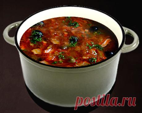 Солянка сборная мясная пошаговый рецепт с фото