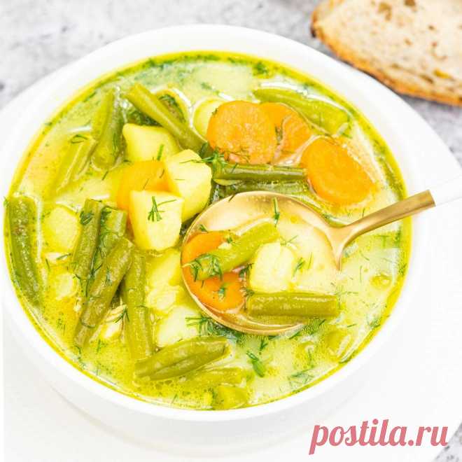Суп из зеленой фасоли | Вкусняшки от Наташки | Яндекс Дзен