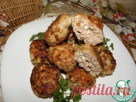 Мясные котлеты с сыром и яйцом - кулинарный рецепт