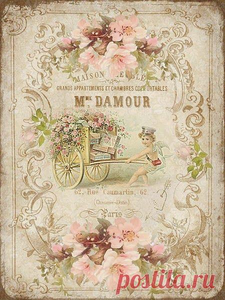 Найдено на сайте janetkdesignfreedigitalvintagestuff.blogspot.nl.