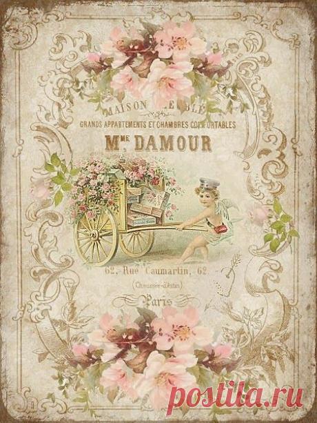 Найдено на сайте janetkdesignfreedigitalvintagestuff.blogspot.nl.