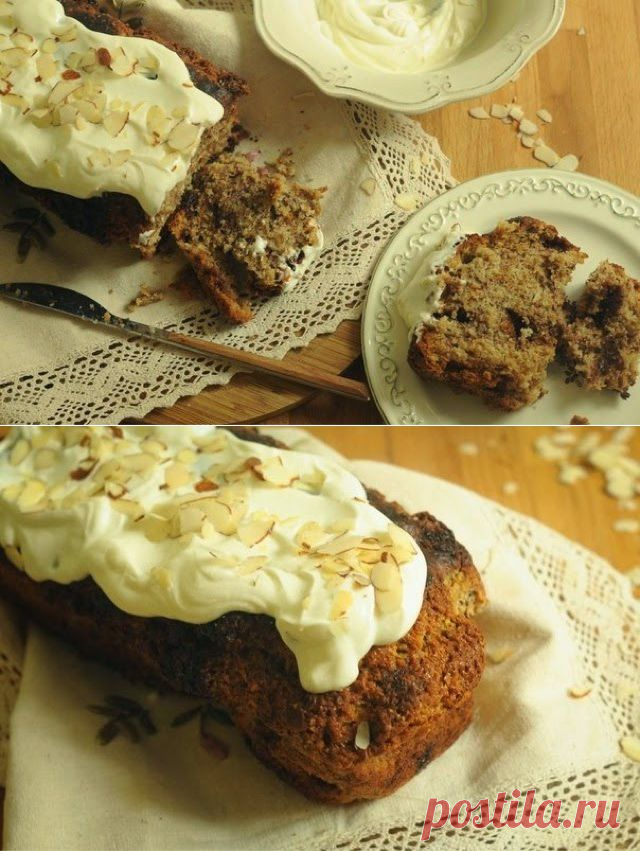 vkus.no: Шоколадно-банановый хлеб)