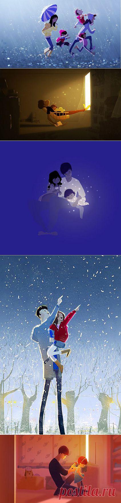Pascal Campion. Душевные цифровые иллюстрации. Часть первая | Usenkomaxim.ru