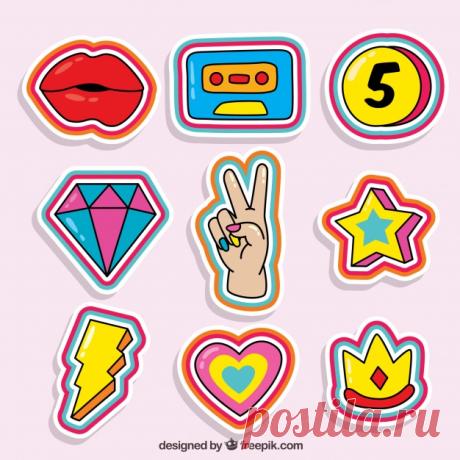 Красочный набор комиксов Более миллиона свободных векторов, PSD, фотографии и бесплатные иконки. Эксклюзивные халявы и все графические ресурсы, которые необходимые для ваших проектов