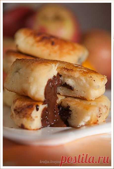 Сырники с шоколадом.