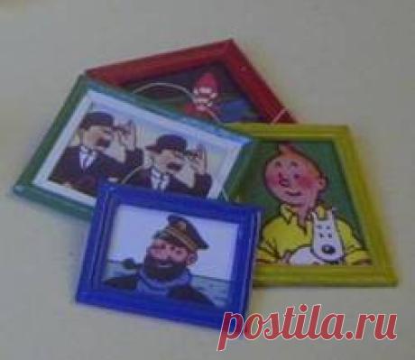 Рамка из гофрированного картона.