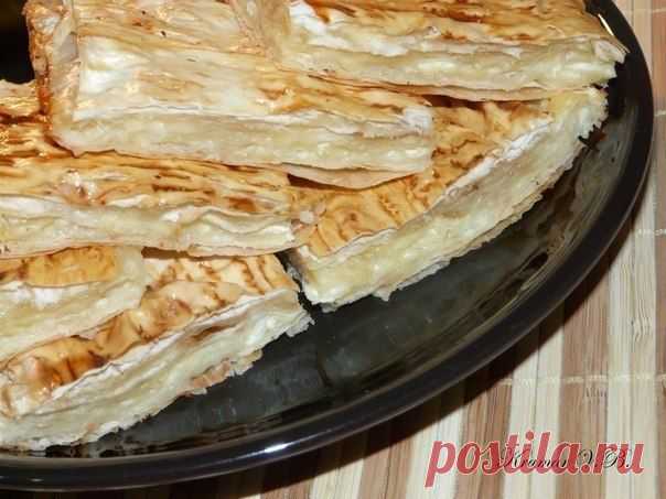 Сырный пирог из армянского лаваша.