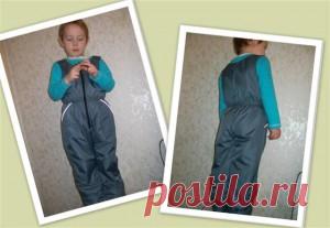 Как сшить полукомбинезон детский | Шьем Детям Сами