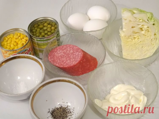 Салат Надюха- покорит простотой и вкусом - Простые рецепты Овкусе.ру