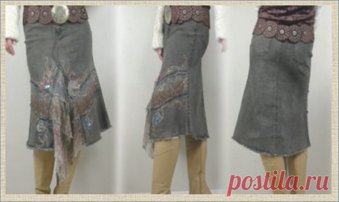 Переделка: фантазии на тему джинсовой юбки - 50 моделей для примера и рассматривания | МНЕ ИНТЕРЕСНО | Яндекс Дзен