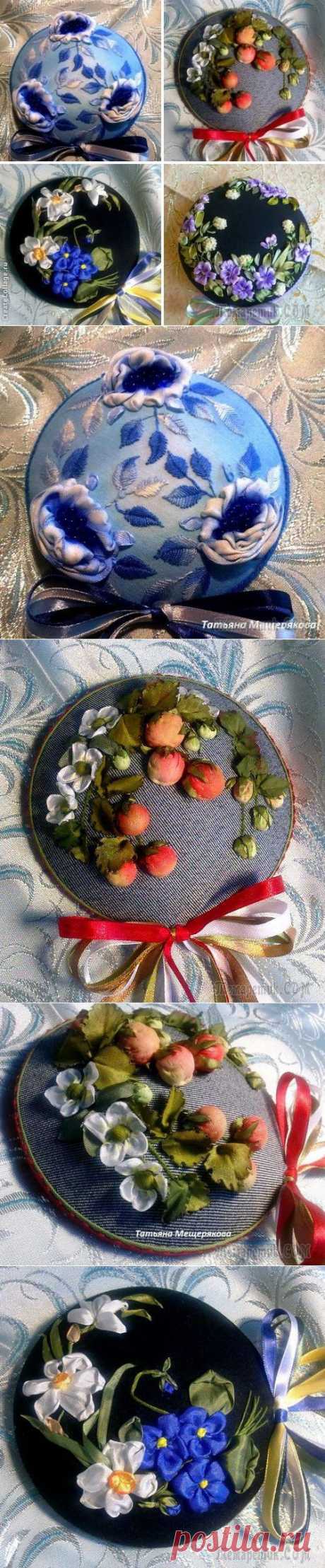 И снова игольницы-панно.