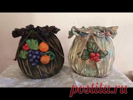 DIY flower vase from empty glass jar/DIY flower pot/glass jar craft/ glass bottle craft - YouTube
