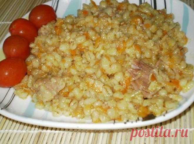 Вкусная перловка с тушенкой. Вкусно, как в детстве!.