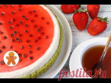 Торт Пирог Арбуз ✧ Watermelon Cake