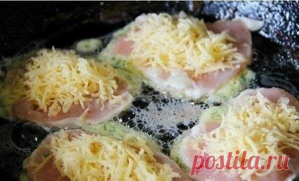 Куриные отбивные с сыром