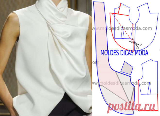 Blusa branca feminina para festa - Moldes Moda por Medida Faça a leitura da transformação do molde base no molde blusa branca feminina para festa atentamente antes de iniciar qualquer outro processo. Imprima o molde base e faça a gradação para o seu tamanho. Depois de obter o seu tamanho de molde base siga o passo a passo do tutorial que segue em baixo.