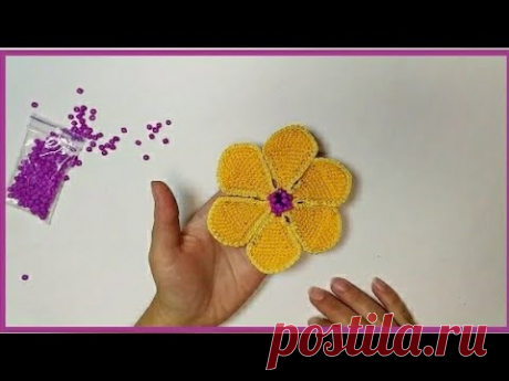 3ий ЦВЕТОК "ОРАНЖ". d - 11см. Ирландское кружево.