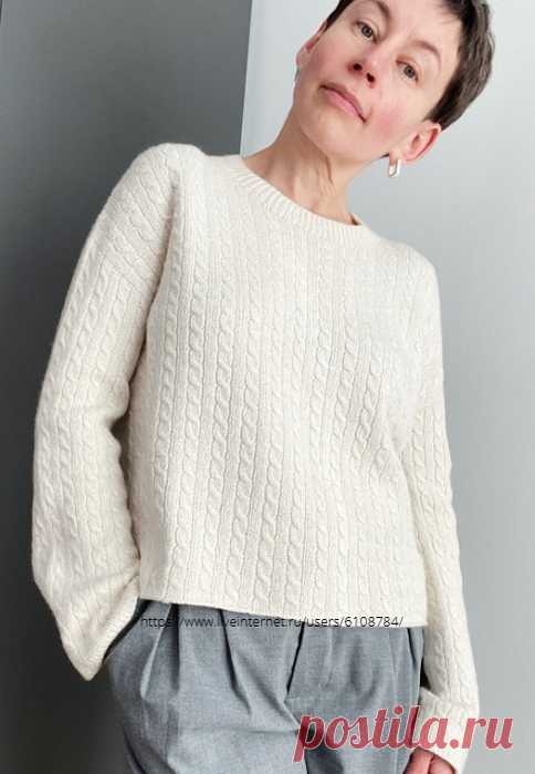 Delicate Cables PULL by KatarinkaKnits