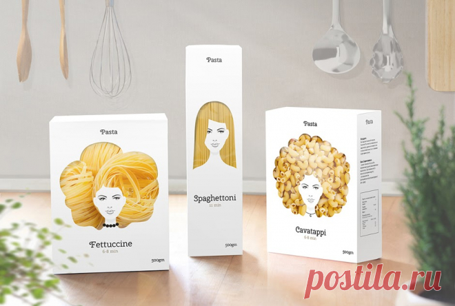 Good Hair Day Pasta (Concept) on Packaging of the World - Creative Package Design Gallery