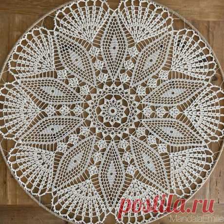 Интерьерная мандала крючком | 7 ажурных вариантов со схемами | Paradosik_Handmade | Пульс Mail.ru