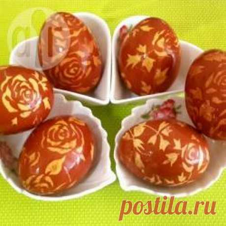 Красивые пасхальные яйца с рисунком