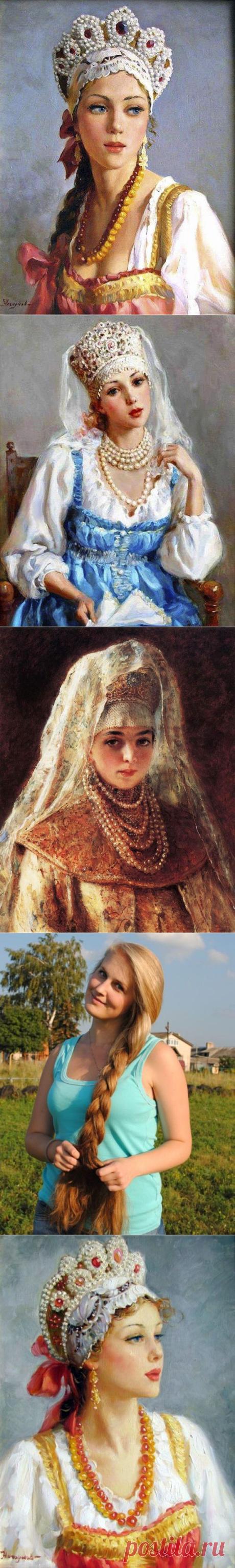 Русские красавицы и история красоты – и картинки