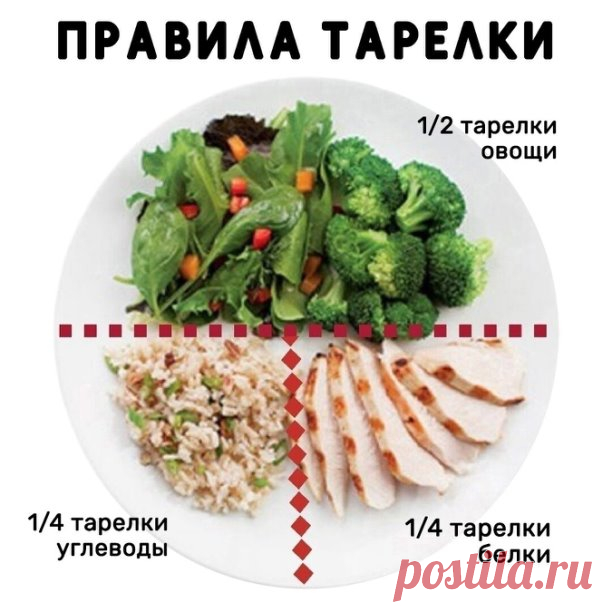 «Здоровая тарелка» — это как раз способ обойтись только своими глазами, руками и другими органами чувств, ориентируясь на тарелку перед вами и здравый смысл