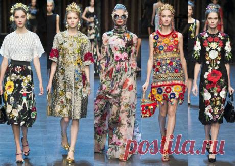 Dolce &amp; Gabbana весна-лето 2016 (часть 1)