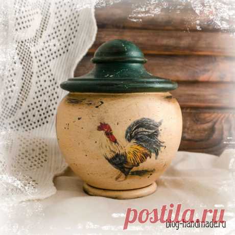 Растушевка акриловыми красками в декупаже - подрисовка картинки