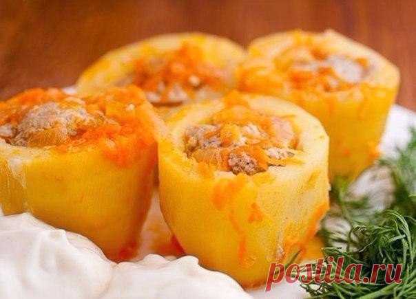 Потрясающая фаршированная картошечка