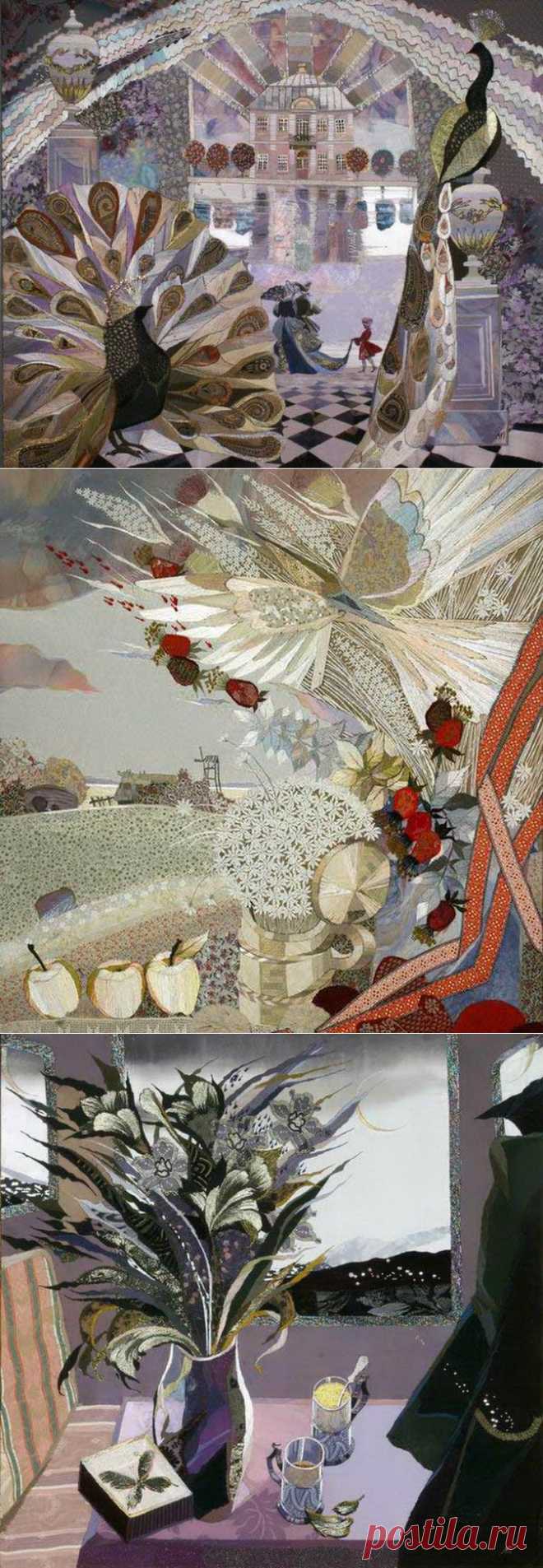 Акварельное шитье Марины Принцевой | Искусство