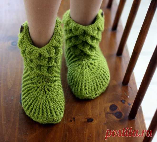Боты - "Крокодильчики" Crocodile Stitch Boots