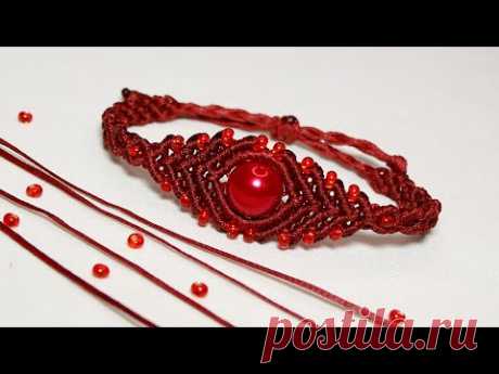 БРАСЛЕТ МАКРАМЕ. MACRAME BRACELET.