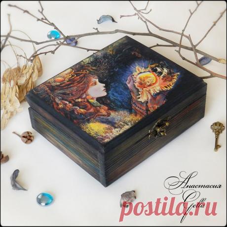 Декупаж - Сайт любителей декупажа - DCPG.RU | Шкатулка "Предрассветная мечта"