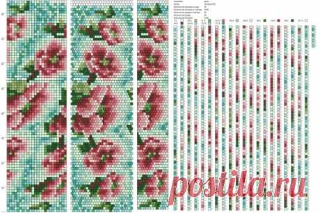 Яркие цветочные жгуты
#колье@magiya_bisera