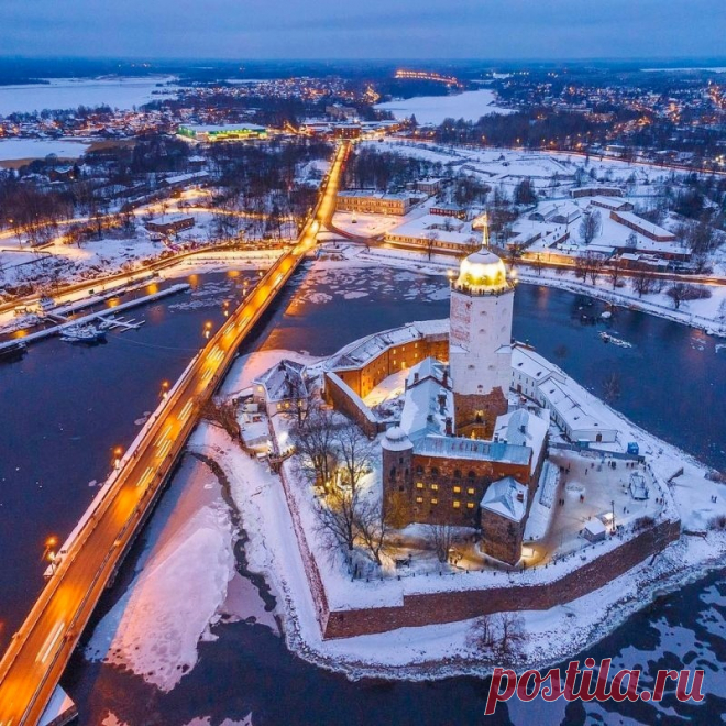 Россия, Выборг зимой