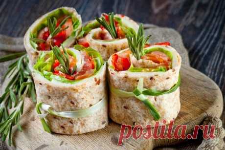20 сытных и очень вкусных лавашей с начинкой
