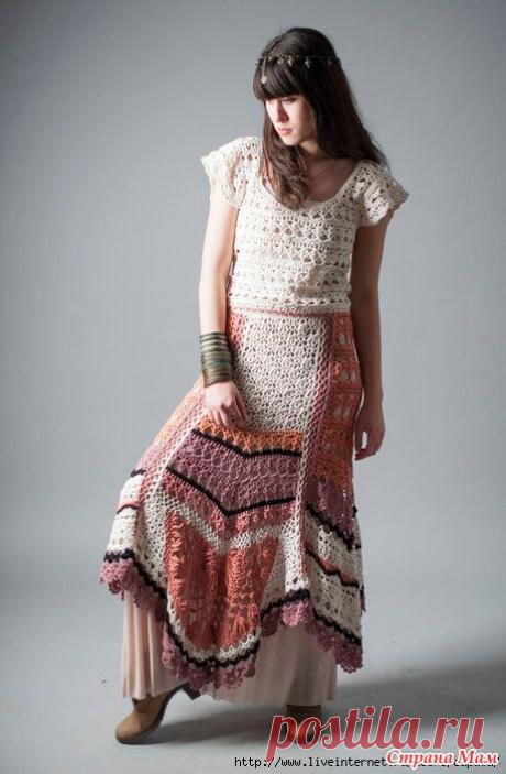 Вязанные платья в стиле бохо... - Все в ажуре... (вязание крючком) - Страна Мам