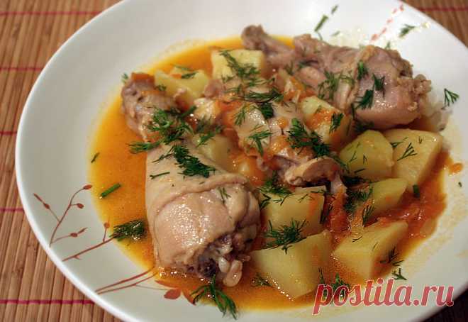 КАРТОШКА С КУРИЦЕЙ В БАНКЕ