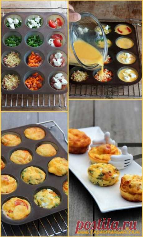 Mini Omelets - Perfect for breakfast on the go!