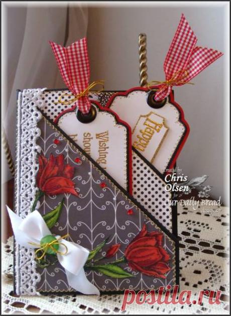 Tulip gift box by glowbug - Cards and Paper Crafts at Splitcoaststampers