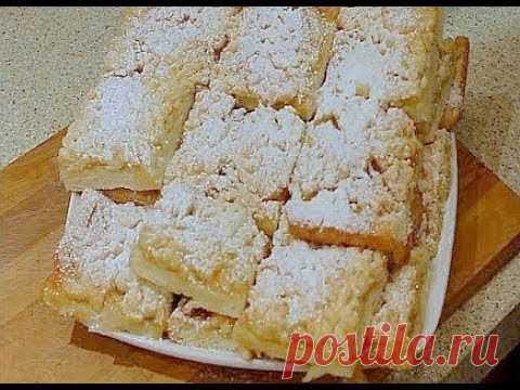 Лимонное печенье (тертый пирог)