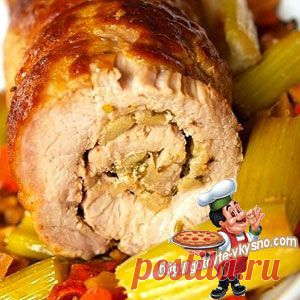 Рецепт: свинина с персиками