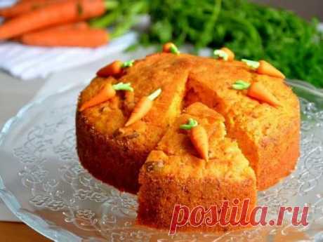 МОРКОВНЫЙ ПИРОГ С МАНКОЙ Ингредиенты