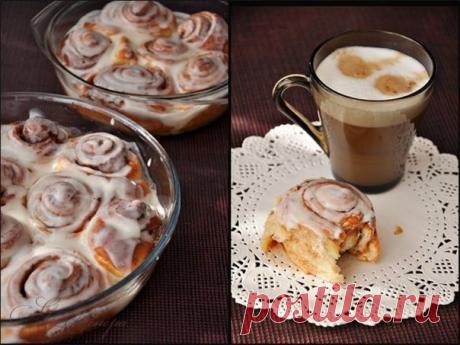 Булочки Синабон (Cinnamon Rolls)

Для теста:

Молоко тёплое – 250 мл
Показать полностью…