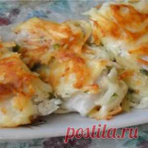 ВКУСНАЯ РЫБКА ПОД ТЕРТОЙ КАРТОШКОЙ - МирТесен