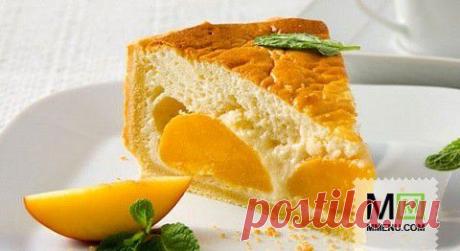 Пирог с персиками - кулинарный рецепт. Миллион Меню