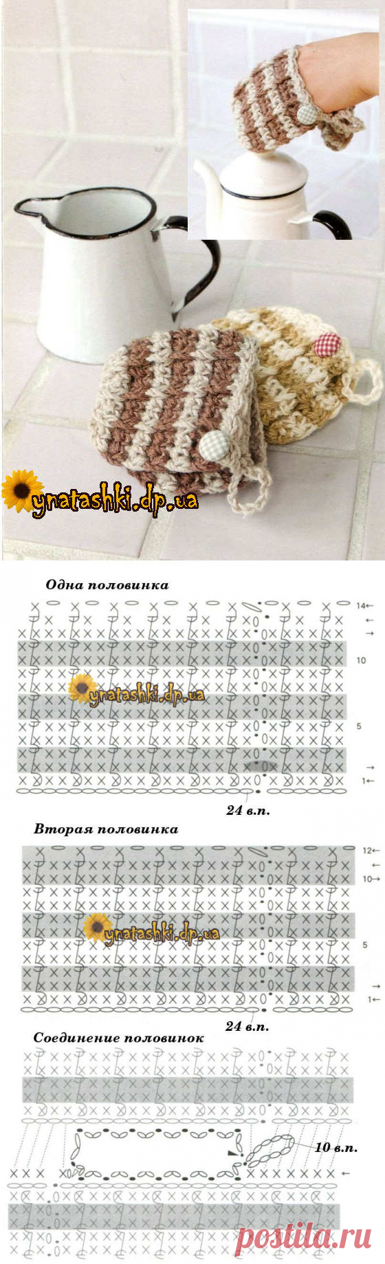 Прихватка крючком
